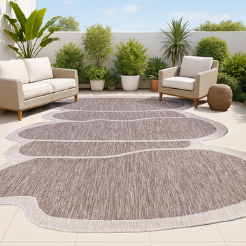 Jasper Modern Rustic Abstract Indoor/Outdoor Area Rug